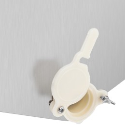 Table beekeeping tub for uncapping frames made of stainless steel 104 x 50 x