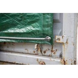 BUNGEE CORD LOCK KABLIS elastinga guma 0,6x40cm, kabliukas-PVC