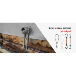 Elastinga guma su PVC BUNGEE KABLIS