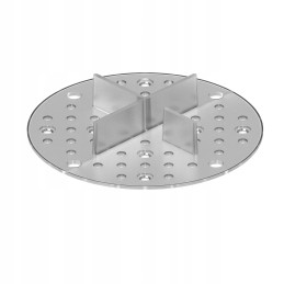 Mittereguleeritav terrassi tugi, 2 mm, läbipaistev
