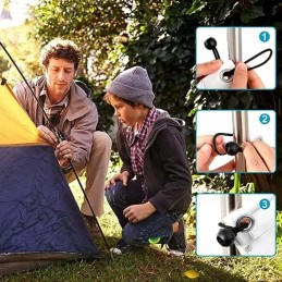 GUMINIS ĮTEMPIMAS TARPUI GUMINIŲ ĮTEMPĖJŲ RINKINYS SU RUTULIU, SKELBĖS ĮTEMPIMAI fiksuoti