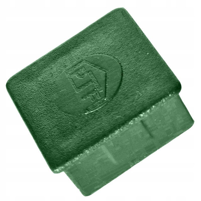 KIŠTUČIO PROFILIŲ dangtelis 28mm X 28mm SIENA IKI 1,5mm ŽALIA