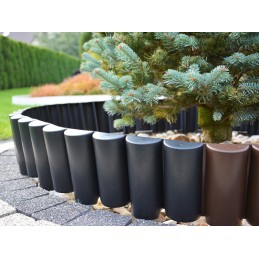 Sodas PALISADE PalGarden EDGE BLACK 25 cm aukščio TVORA