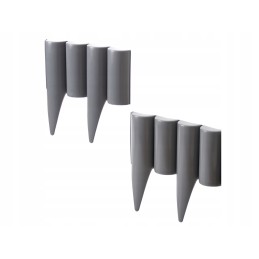 Sodas PALISADE PalGarden EDGE BLACK 25 cm aukščio TVORA