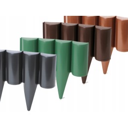 Sodas PALISADE PalGarden EDGE BLACK 25 cm aukščio TVORA