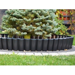 Sodas PALISADE PalGarden EDGE BLACK 25 cm aukščio TVORA