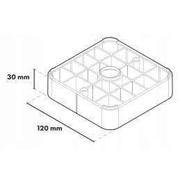 30mm Base for Raptor Joist Bracket