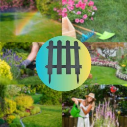 PALISADE KRAŠTIS VEJOS KRAŠTAS SODO TVOROS RŪBAS 30 cm JUODOS