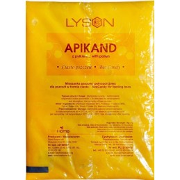 apikandis su žiedadulkėmis 1kg pyrago maistas bitėms