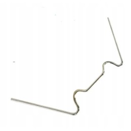 Spyruoklinė viela stiklų tvirtinimui sodo šiltnamiuose iš skaidraus arba polikarbonato