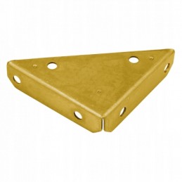 Auksinis metalinis kampas bagažinėms 50x50x16