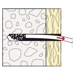 Fischer HM 5X52 S kaištis, metalinis inkaras su varžtu, 50 vnt
