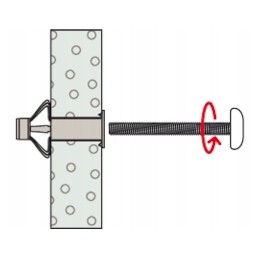 Fischer HM 5X52 S kaištis, metalinis inkaras su varžtu, 50 vnt