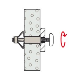 Fischer HM 5X52 S kaištis, metalinis inkaras su varžtu, 50 vnt