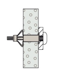 Fischer HM 5X52 S kaištis, metalinis inkaras su varžtu, 50 vnt