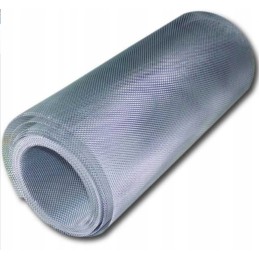 trauktas aliuminio tinklelis 1 metras, dugnas 42 cm