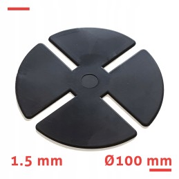 1,5 mm guminis padas terasos plokštėms