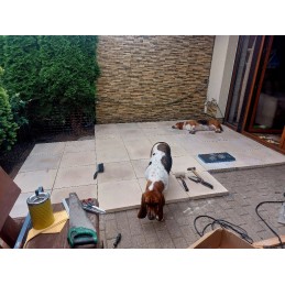 2mm transparent BASE under TERRACE GARDEN tiles
