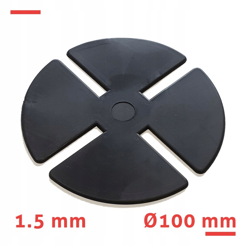 1,5 mm guminis padas terasos plokštėms