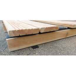 Apsauginis guminis izoliacinis padas, tarpiklis lentų sijų 80x40x3mm