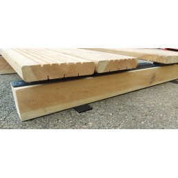 Apsauginis guminis izoliacinis padas, tarpiklis lentų sijų 80x40x3mm