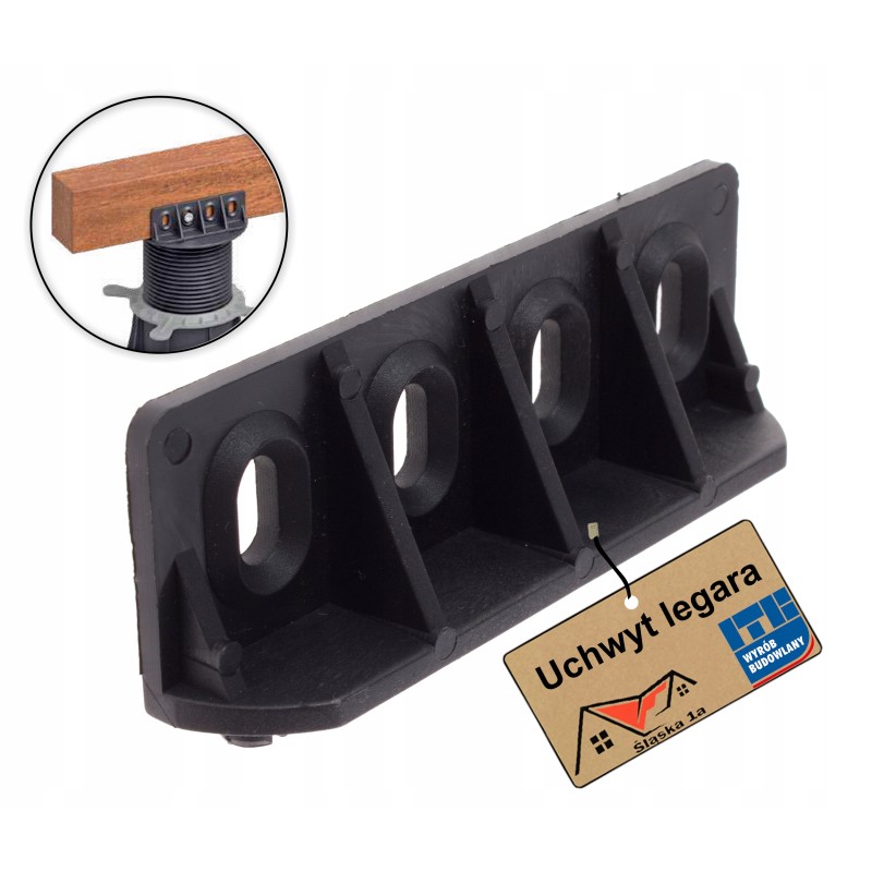 Adapter for terrace supports under joists