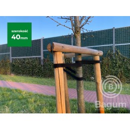 JUOSTA MEDŽIAMS SURIŠTI IR STABILIUOTI 40mm x 1m JUODA