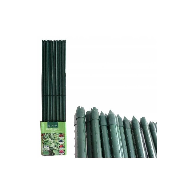 PLANT SUPPORT POLE GREEN COATED 11/150