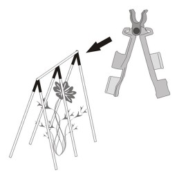 AUGALŲ POLIŲ JUNGTIS PIRAMIDĖ 11mm 720191