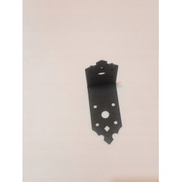 Juodas dekoratyvinis kampas