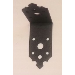 Juodas dekoratyvinis kampas