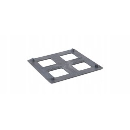 Aizsargplāksne 110x110x3 mm - terases kronšteinu sistēmas elements