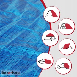 KIŠELĖS 1,5x2 MĖLYNAS APSAUGINIS DANGAS 75G/M2