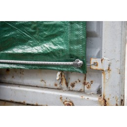 Elastinė guma su metaliniais kabliukais, 100 cm