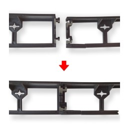 BORD sodo apvadas 1 m + 3 inkarai