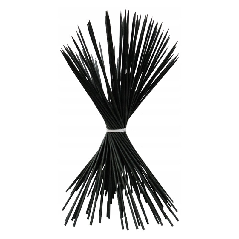 JUODI BAMBUKO KULNIAI 60 cm 10 vnt