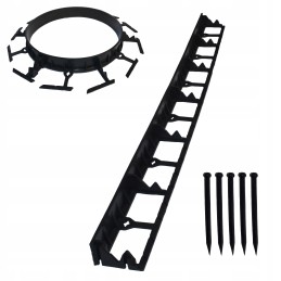 Sodo vejos apvadu 45mm + 5 inkarai