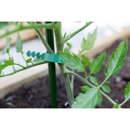 ✨ Metalinis sodo stulpas, padengtas PVC, augalams ir pomidorams palaikyti 1,1x120cm 1 vnt ✨