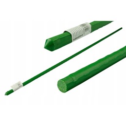 ✨ Metalinis sodo stulpas, padengtas PVC, augalams ir pomidorams palaikyti 1,1x120cm 1 vnt ✨