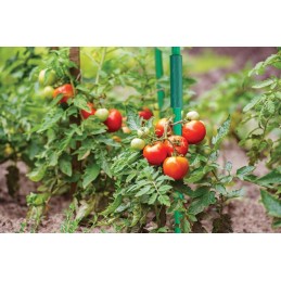 Kampinė jungtis sodo stulpams (10 vnt) stulpams, kurių skersmuo - 1,1 cm