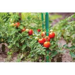 Kampinė jungtis sodo stulpams (10 vnt) stulpams, kurių skersmuo - 1,1 cm