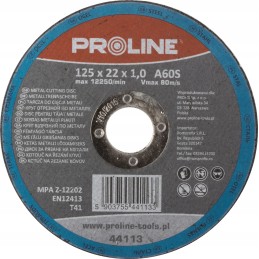 Metalo pjovimo diskas t41 115x2,5x22a30s proline