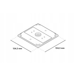 DDR PA akustinis padas Raptor laikikliams