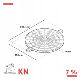 Slīpuma korektors RAPTOR kronšteinam - 10 mm - sijām