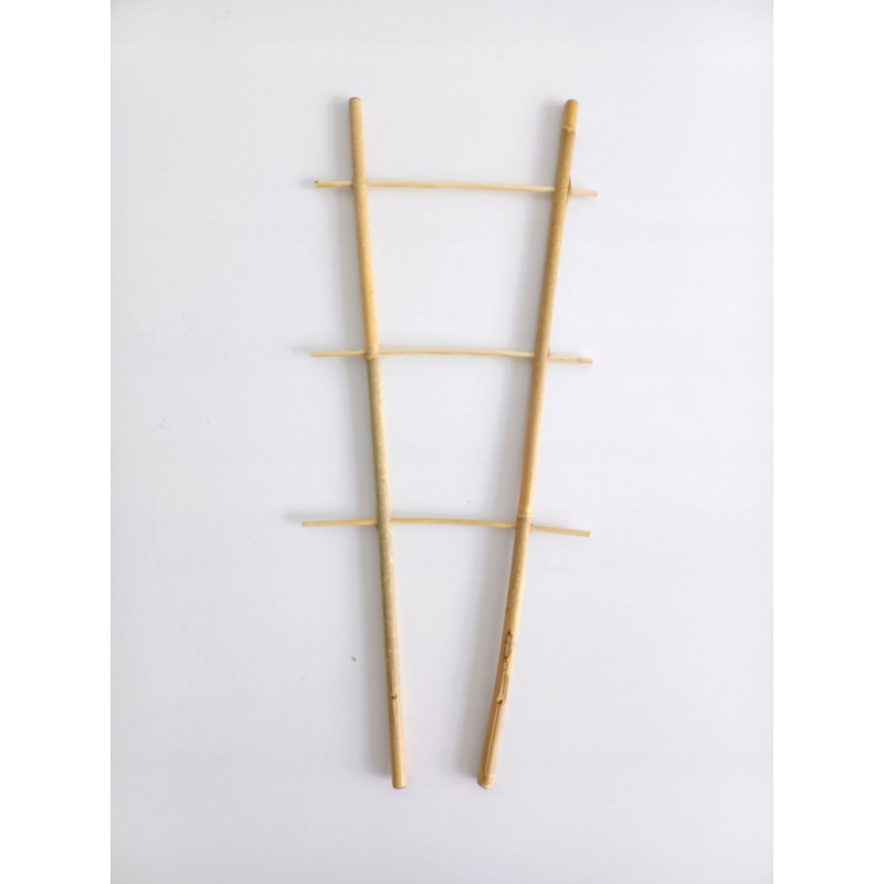 BAMBUKO KOPĖČIAS, dviguba augalo atrama, 40 cm