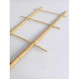 BAMBUKO KOPĖČIAS, dviguba augalo atrama, 40 cm