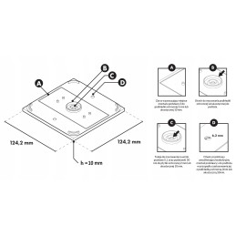 Acoustic insulation protective pad for Raptor wedge bracket