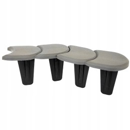 GARDEN PALISADE IPAK2 ratlankis, PILKAS, 1 vnt.