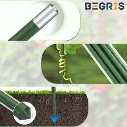 ☘️Pomidorų sodinukai su stiebu 90cm 1 vnt PLIENINIAI pomidorų stulpeliai☘️