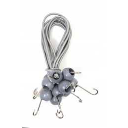 GUMINIS ELASTINGAS KABELIS SU KABLIU TARPŲ IR TINKLINIŲ KABELŲ Tvirtinimui 20cm